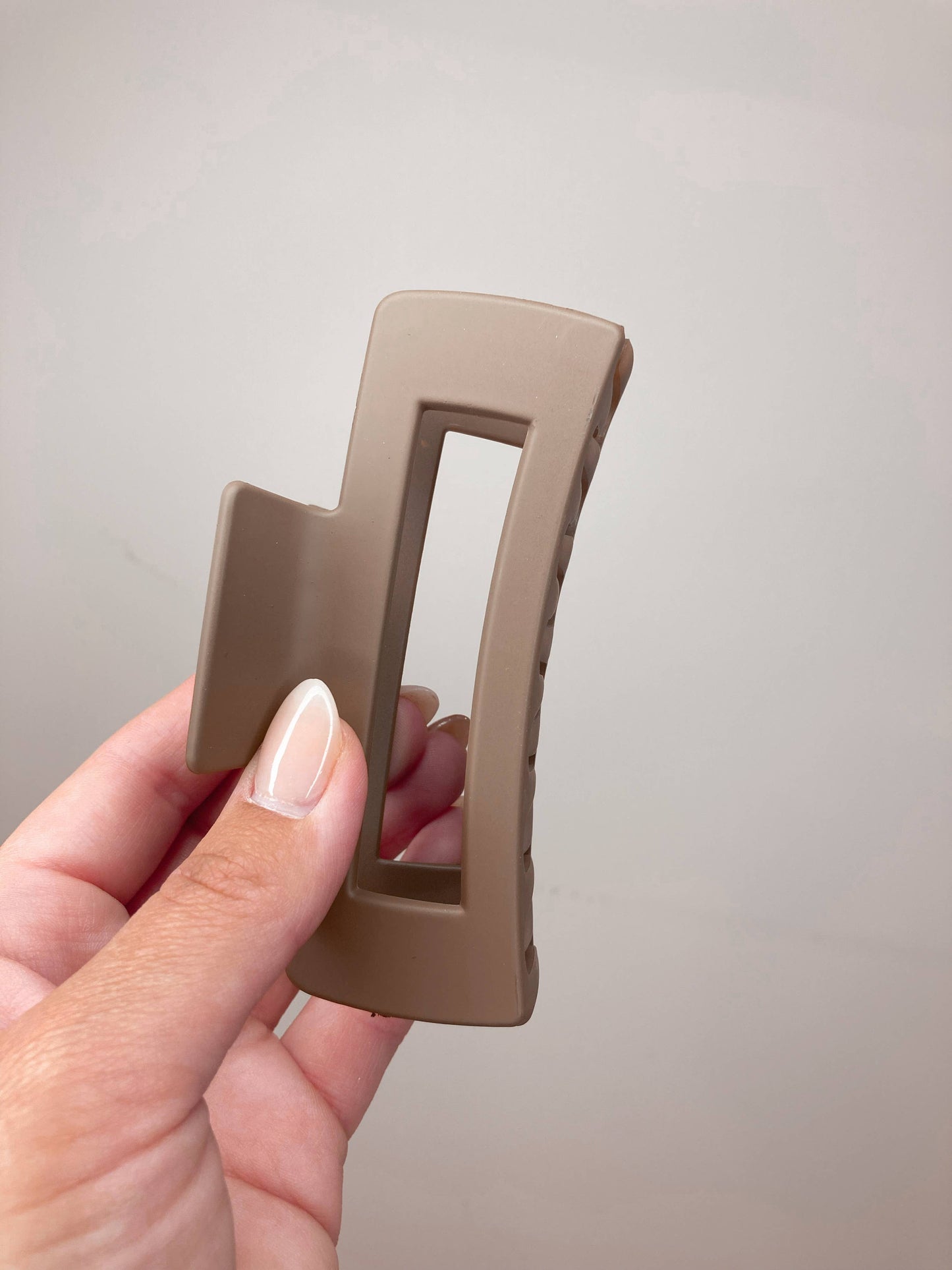 Chocolate* MATTE Claw Clip Large