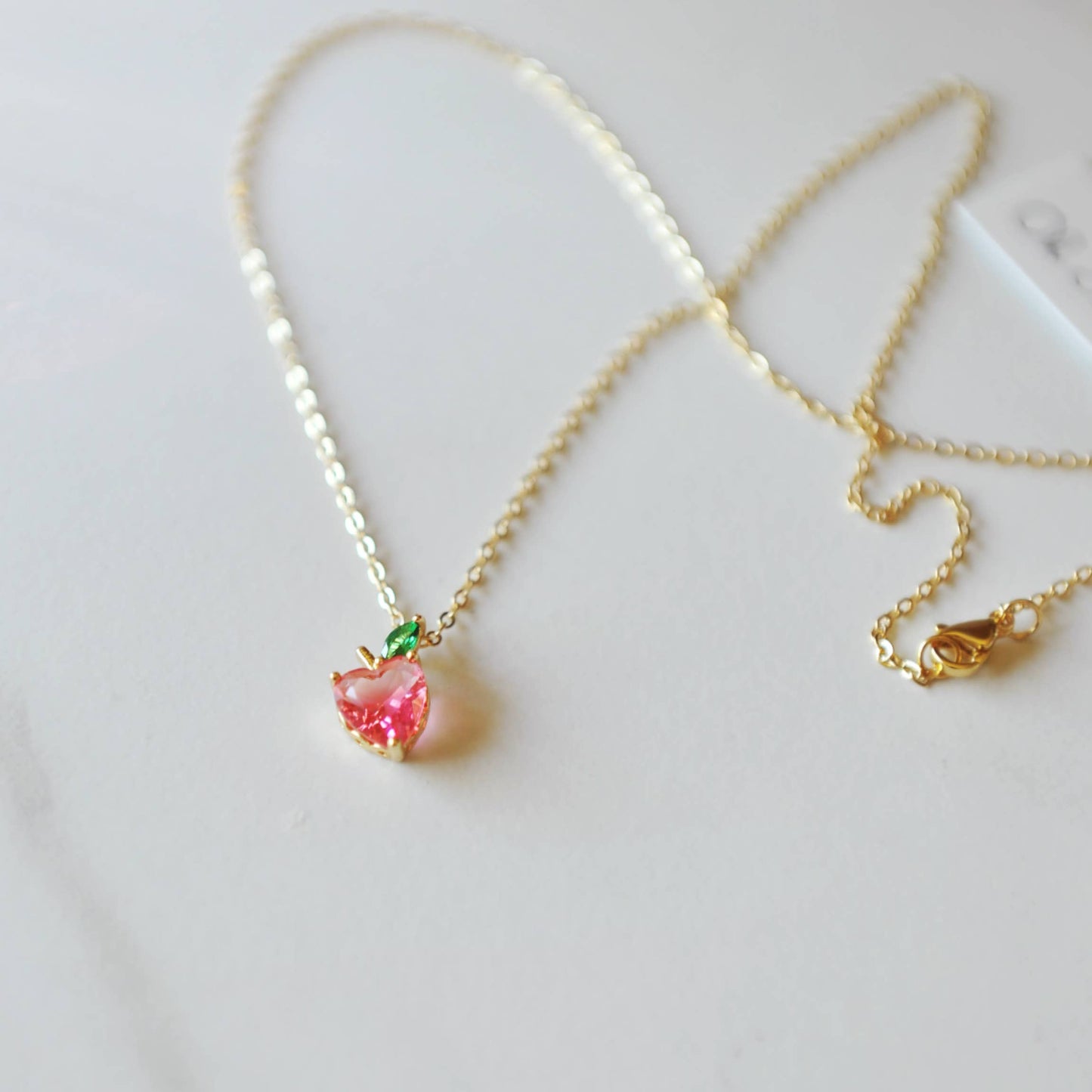Peach Necklace 