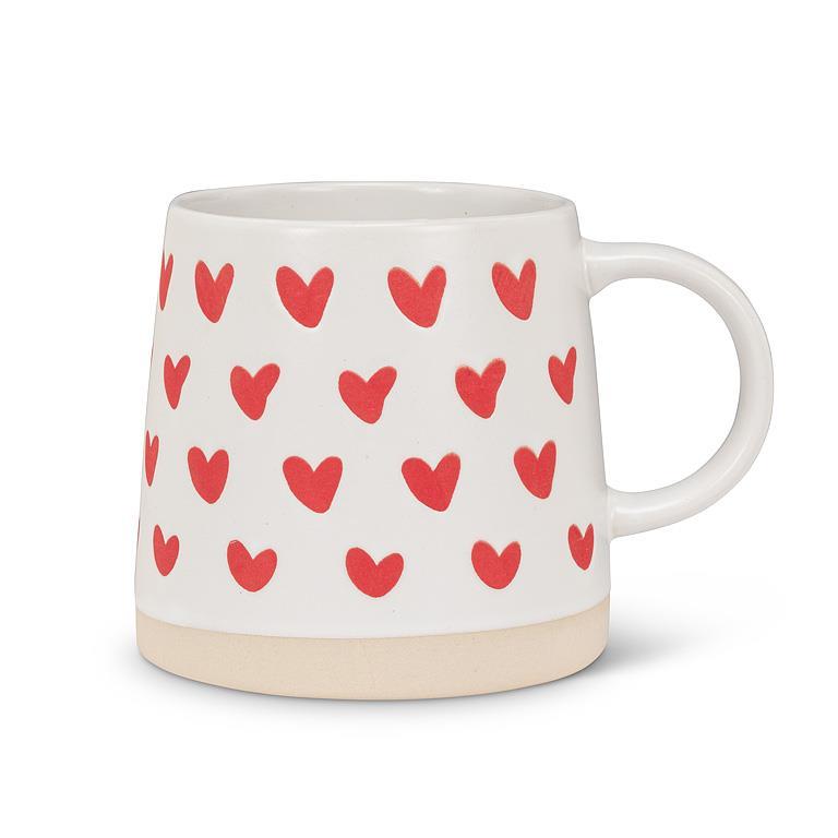 Widebase Mug with Hearts