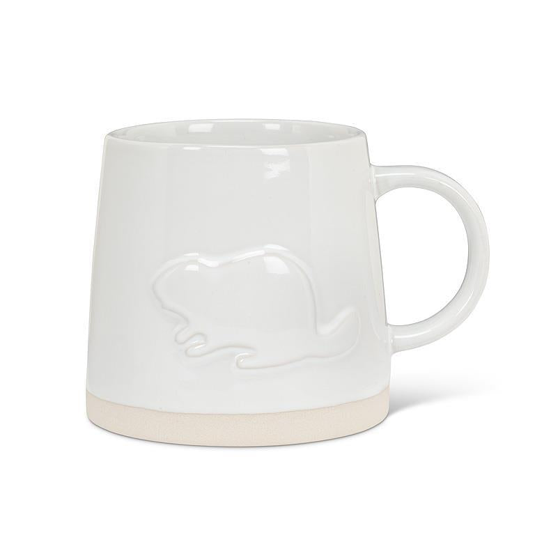 Beaver Mug White
