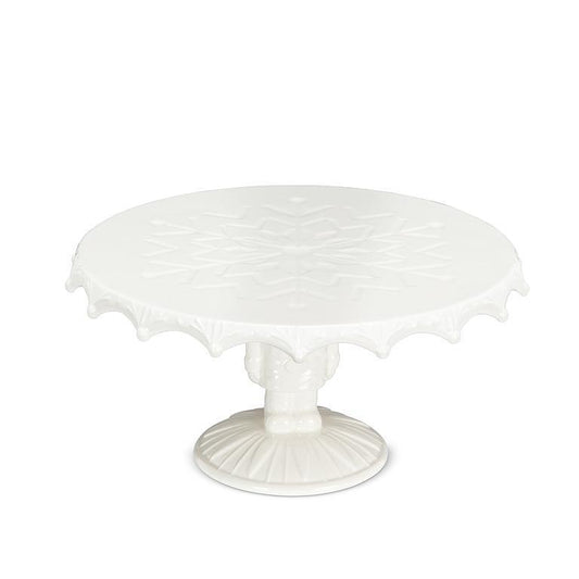 Small  Nutcracker Pedestal Cake Plate 4"H