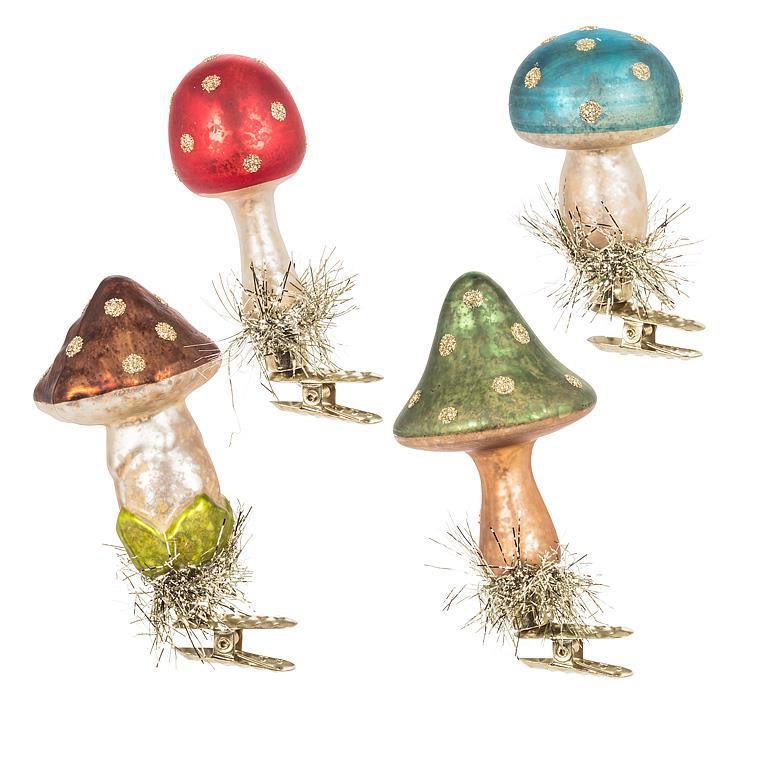 Clip On Mushroom Ornament