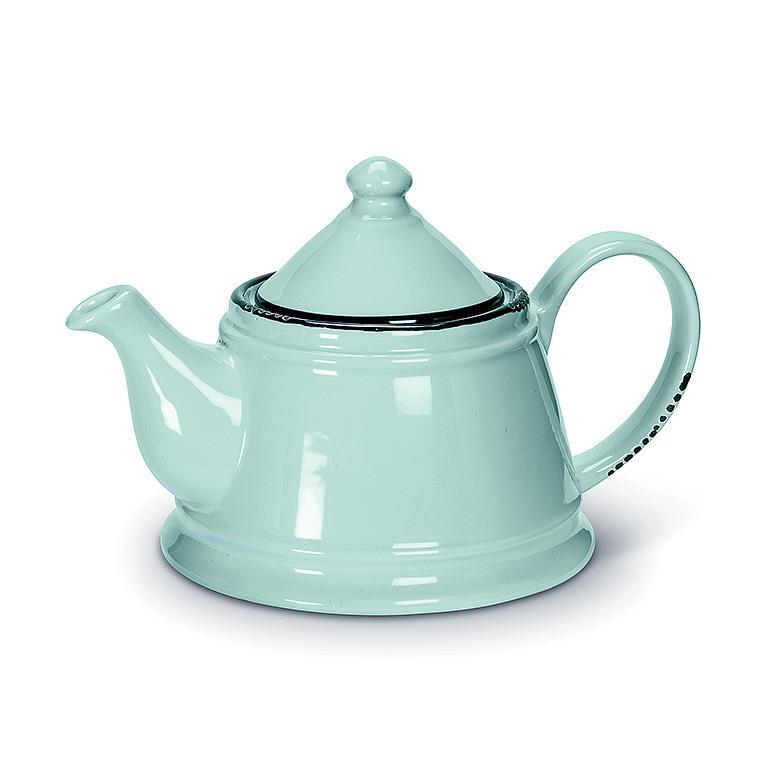 Enamel Teal Teapot