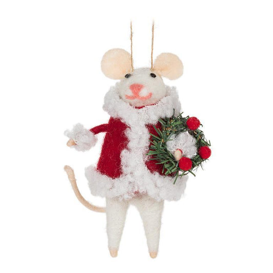 Mouse with Wreath