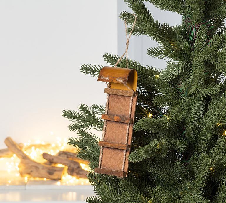 Wooden Sled-Ornament