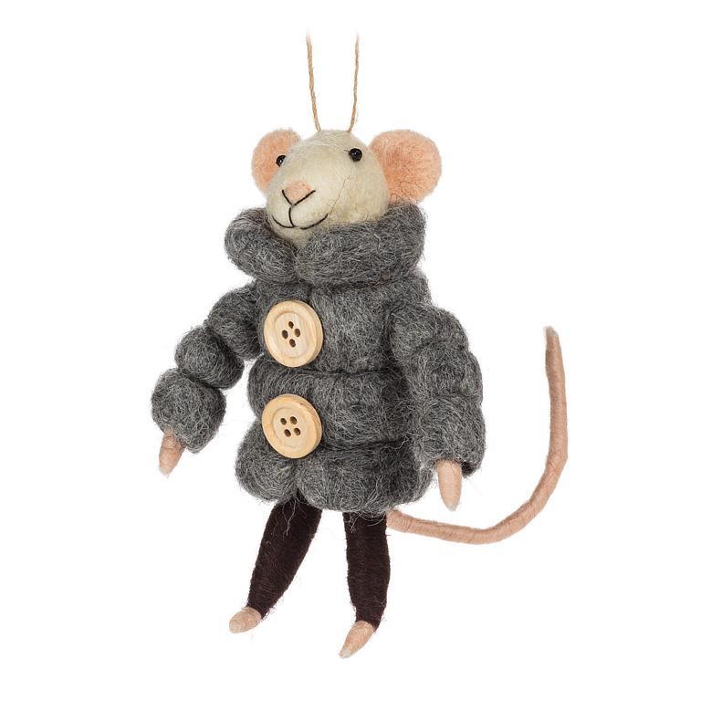 Mouse Puffy Grey