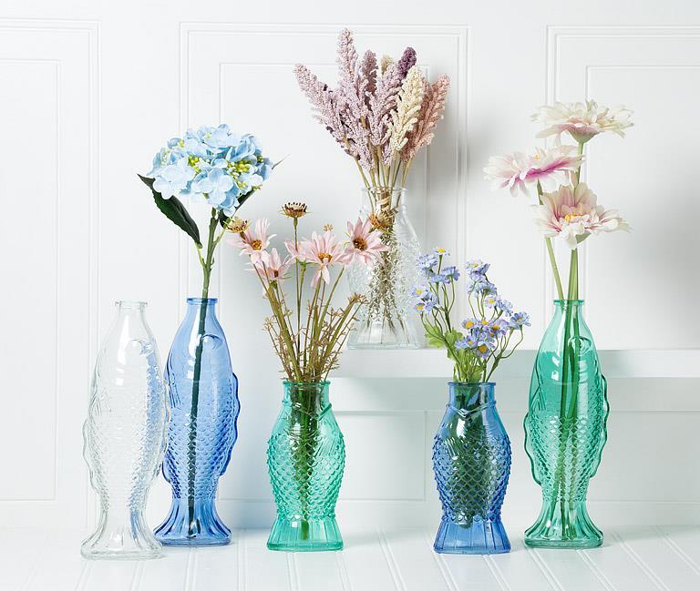 Spouting Fish Vase Tall