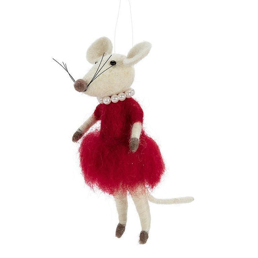 Mouse in Red Dress