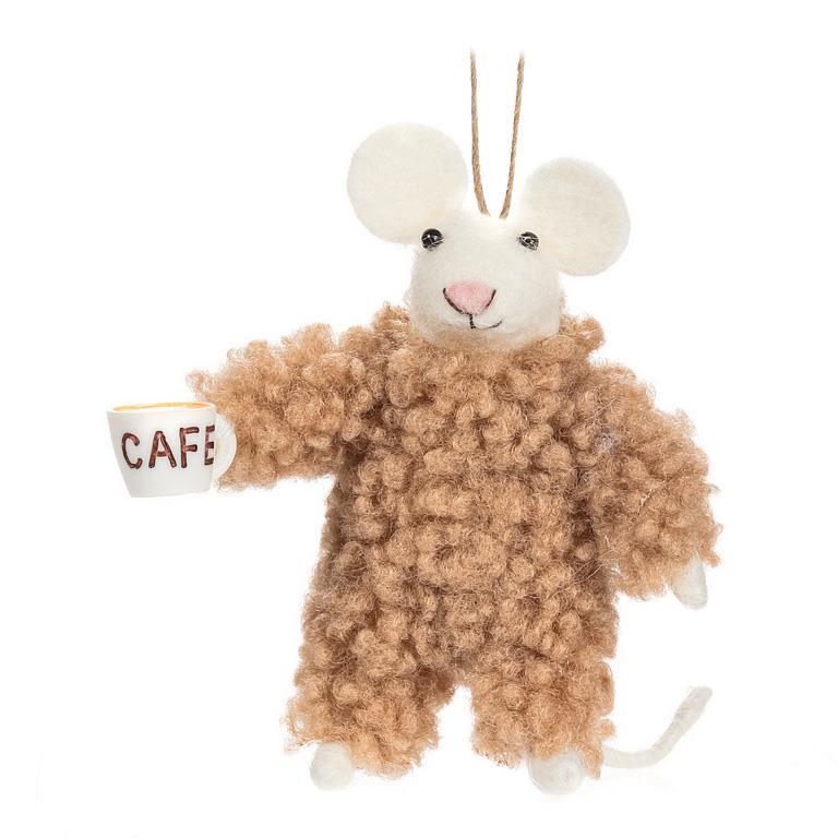 Mouse Fuzzy P.J's with mug