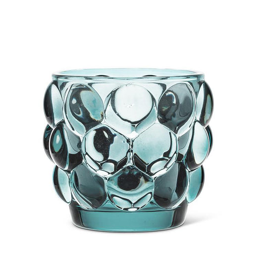 Small Bubble Votive Blue