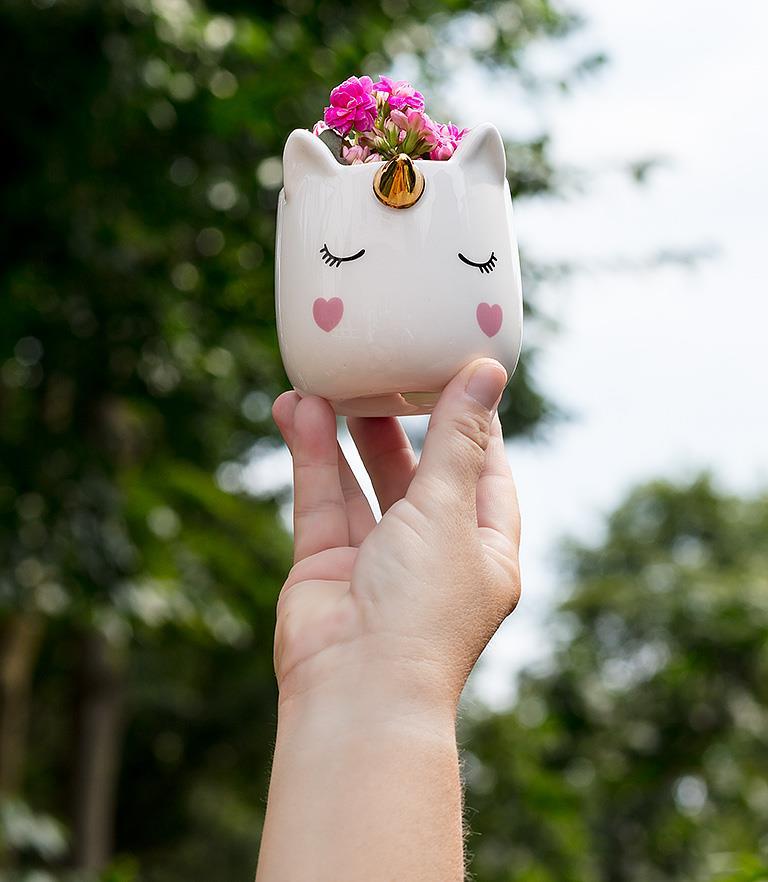 Sleeping Unicorn Planter