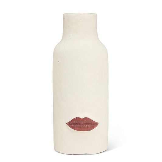 Tall Red Lip Vase-Abbott
