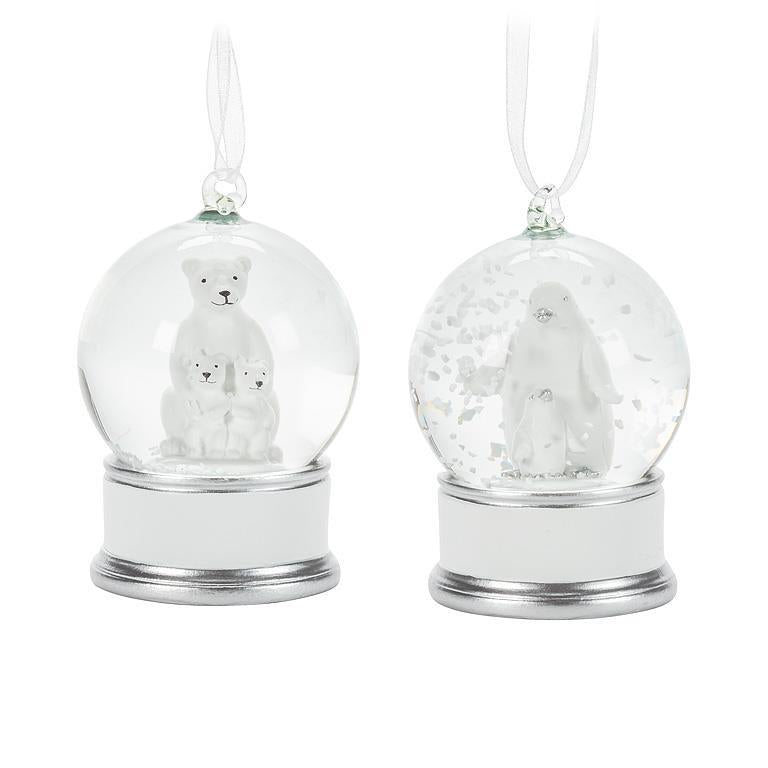 Snowglobe Northern Artic Animals Small