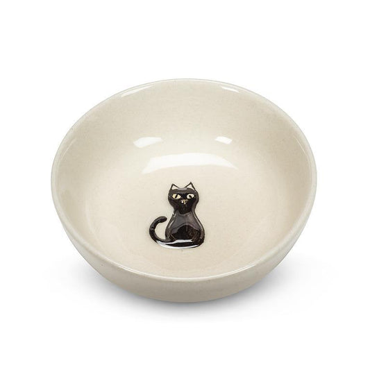 Small dish with cat print