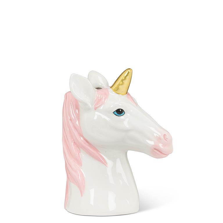 Unicorn Head Vase
