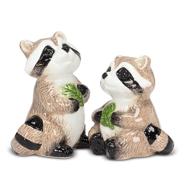 Playful Racoons Salt&Pepper