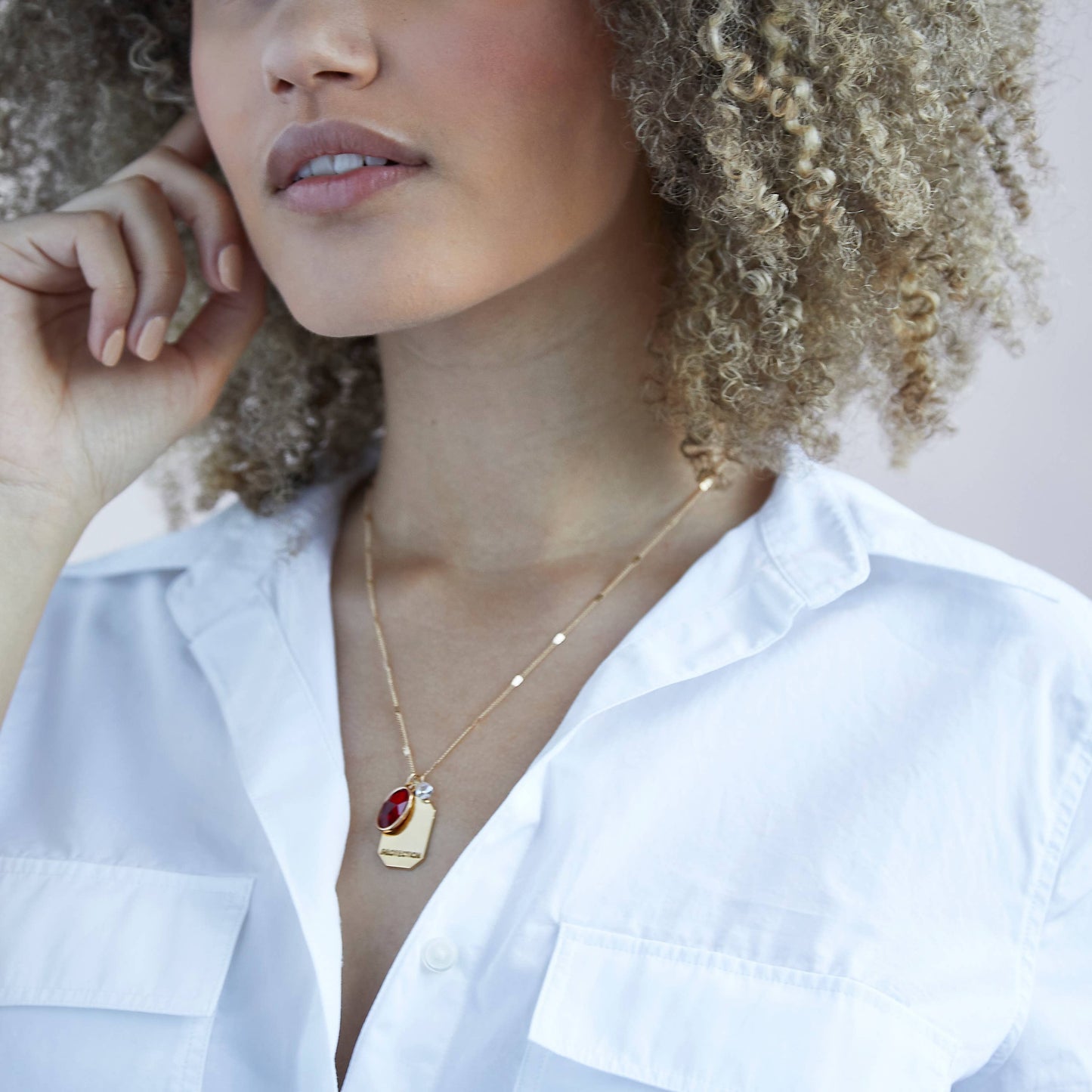 January Birthstone Necklace | Birthday Jewellery