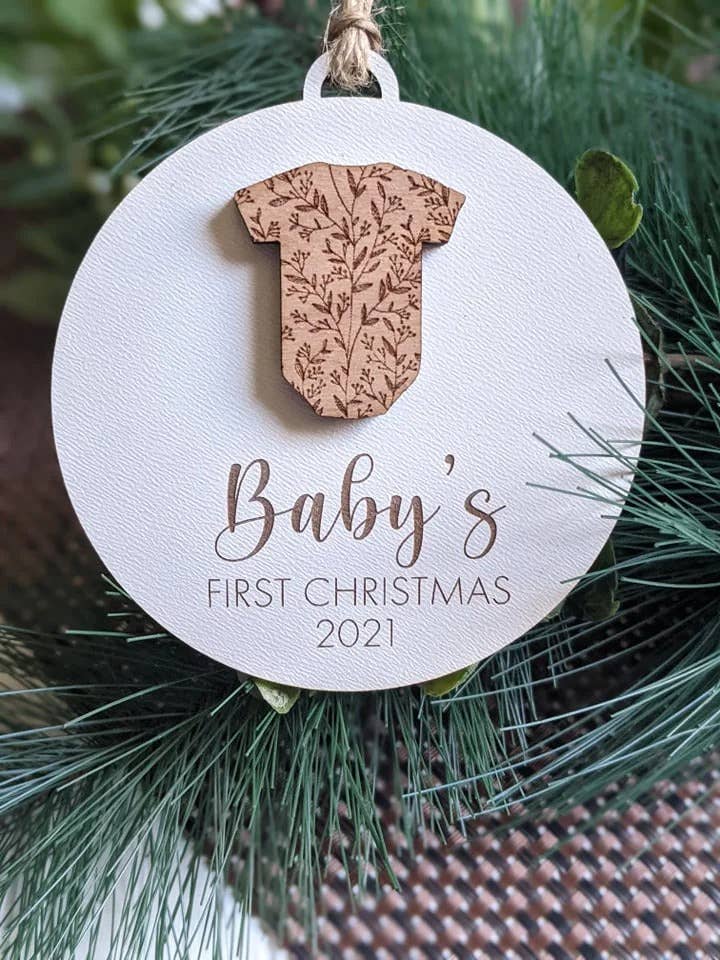 Baby's 1st Christmas Ornament 2024