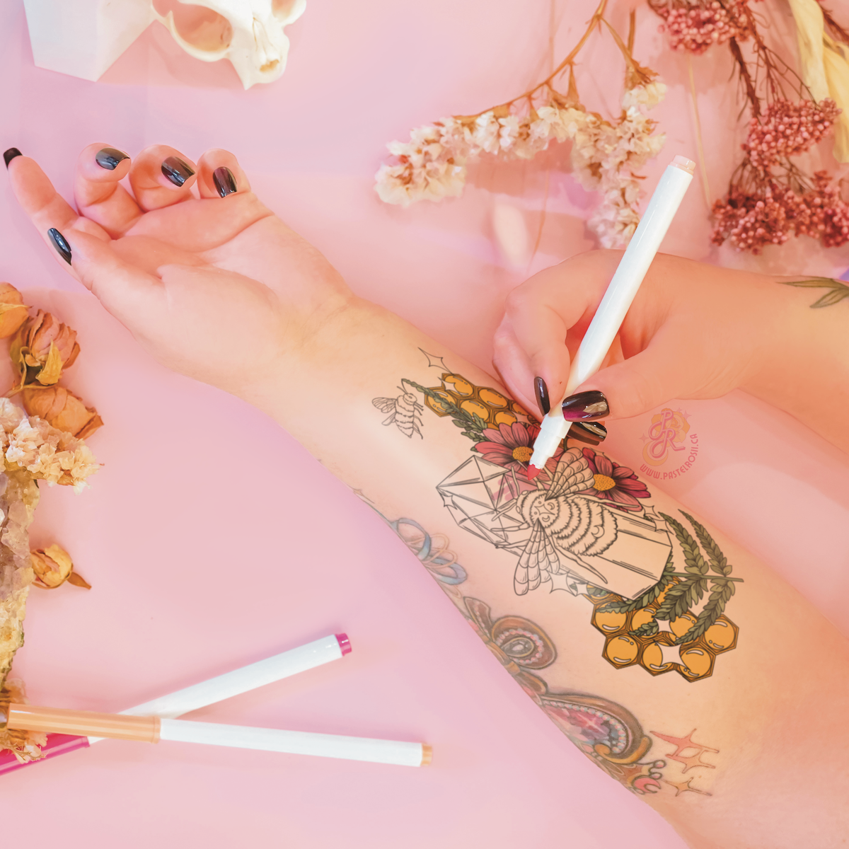 Crystallized Honey Temporary Tattoo