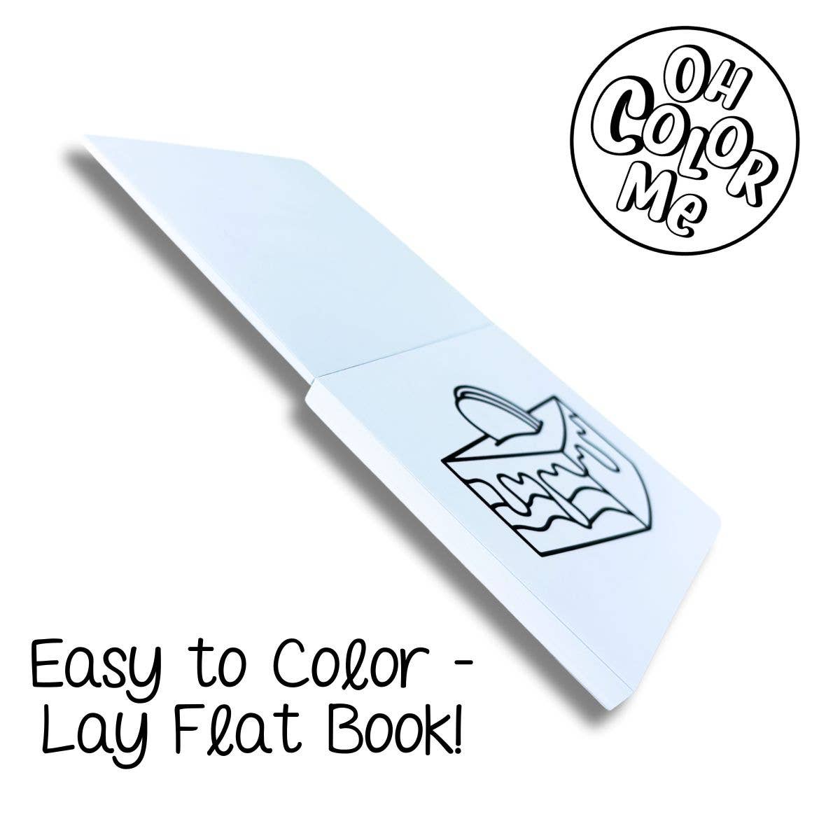 Mini Coloring Book Mystical Wonders, 4"x4" Stocking Stuffers