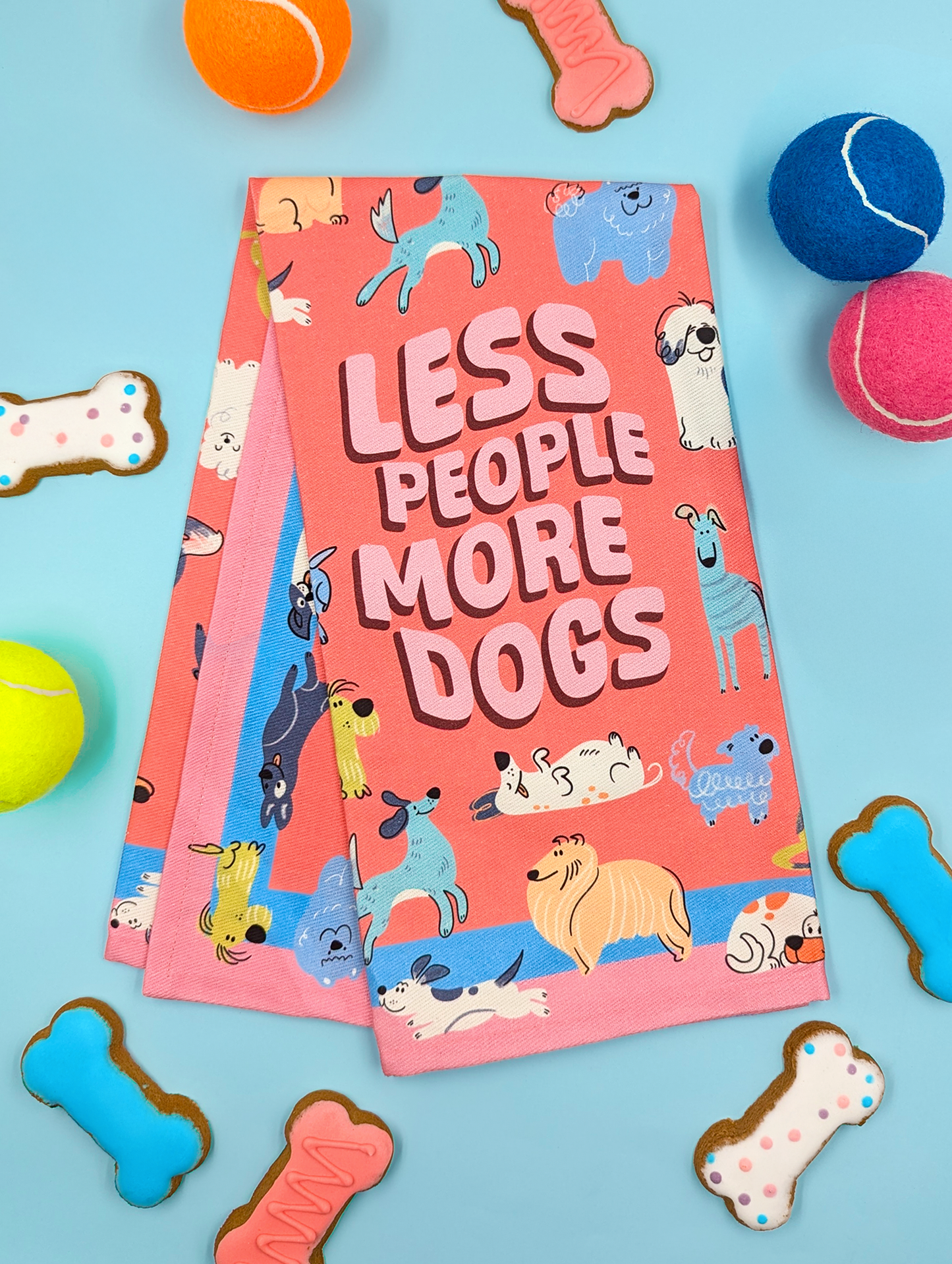 More Dogs Dish Towel