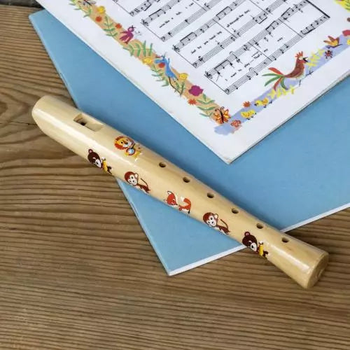 wooden recorder animal band