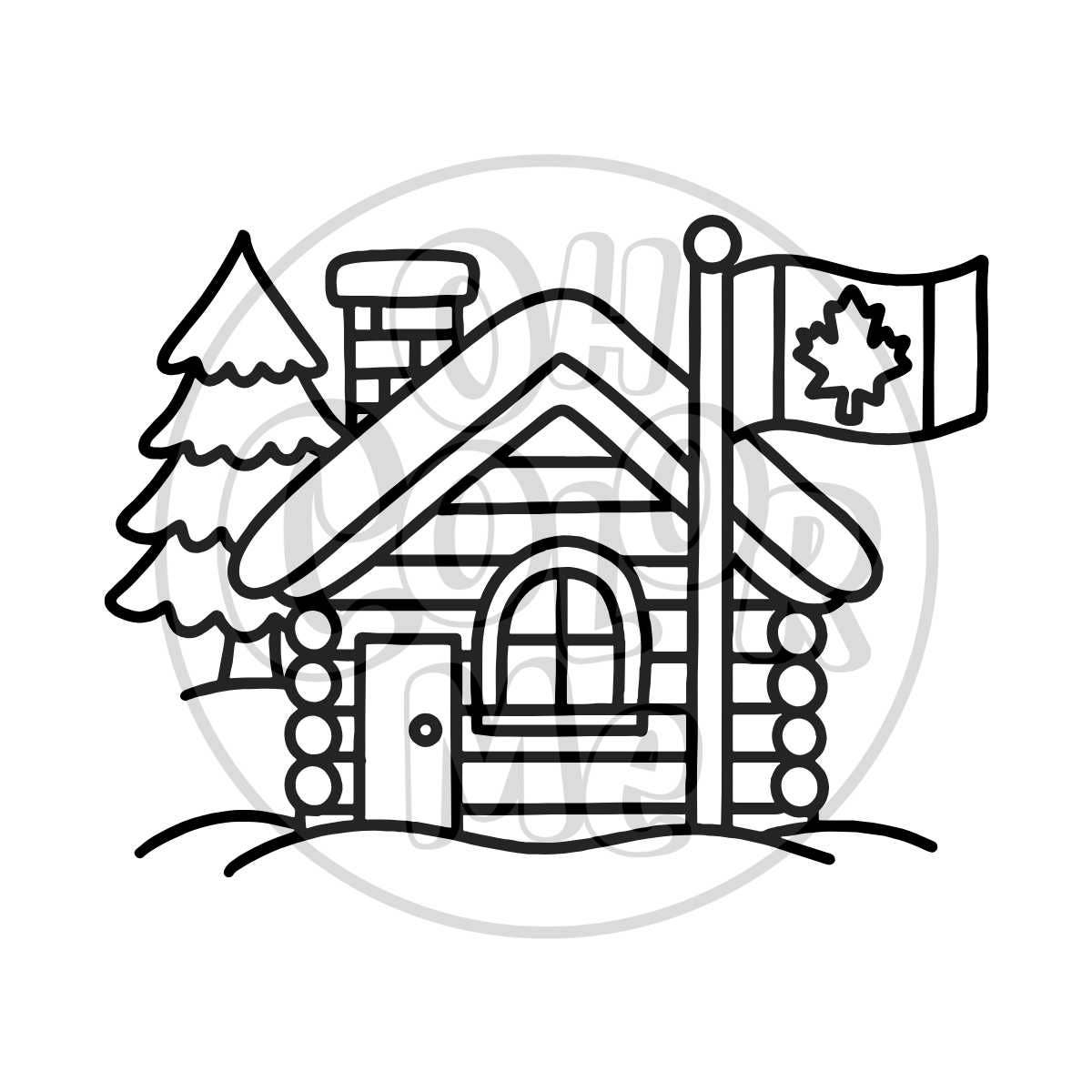 Mini Coloring Book - Canadiana Christmas, Stocking Stuffer