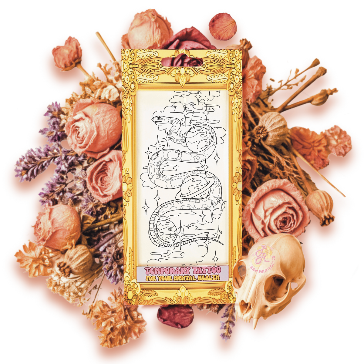 Starborn Snake Temporary Tattoo