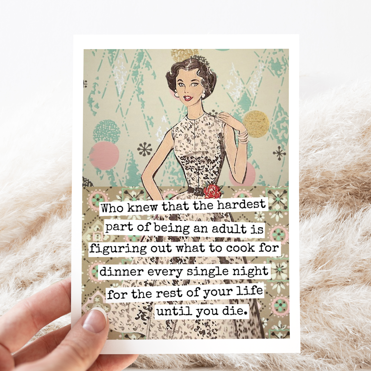 Card. Who Knew That The Hardest... Mom. Mum. Mother. Funny.