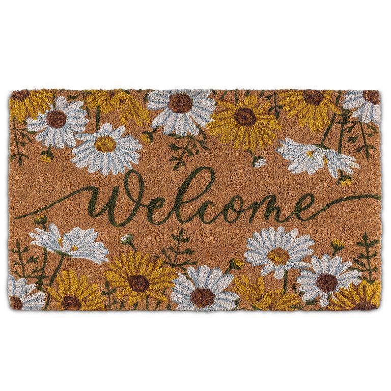 Welcome Daisy Doormat