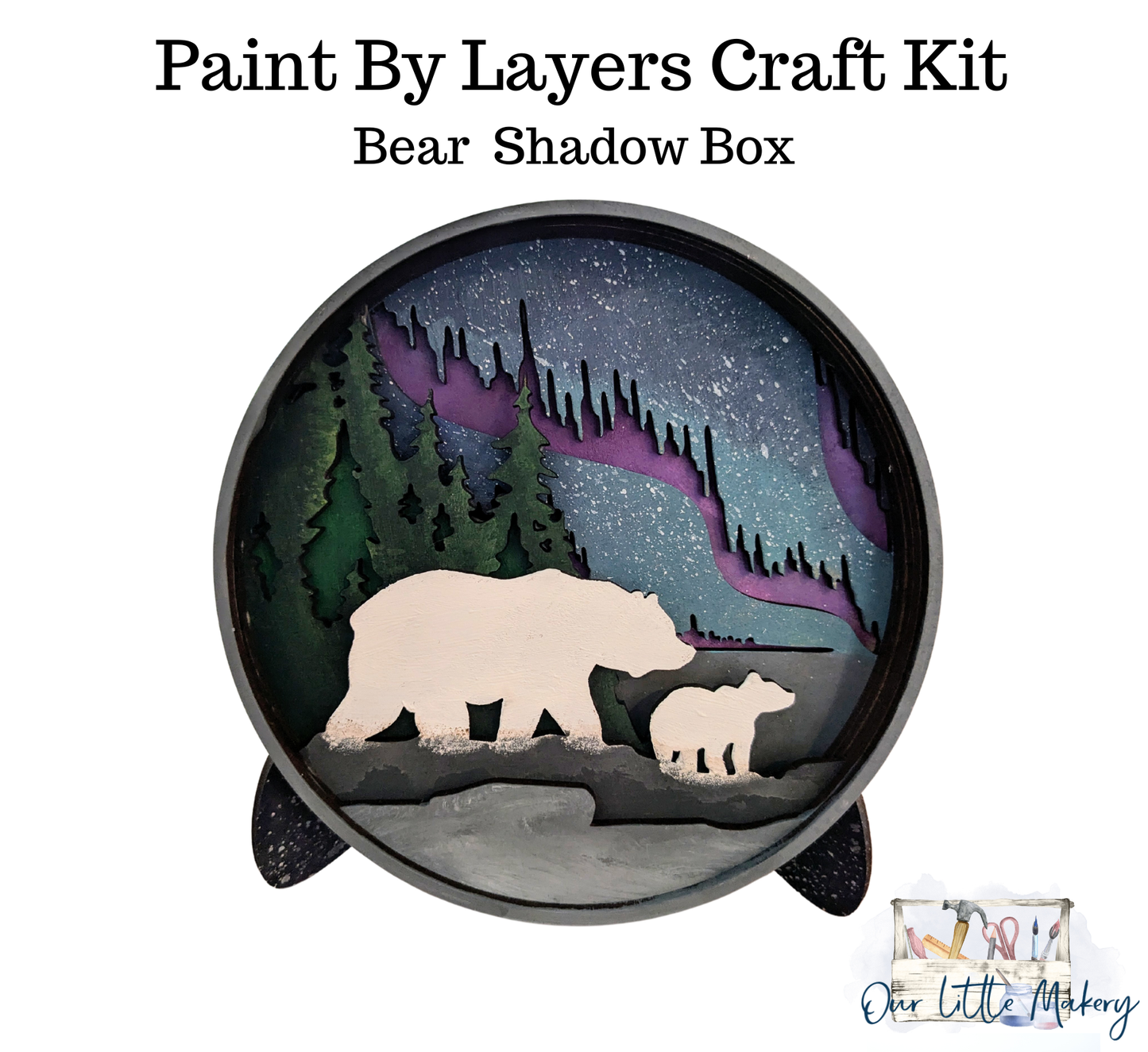 Bear Kit Shadow Box Kit