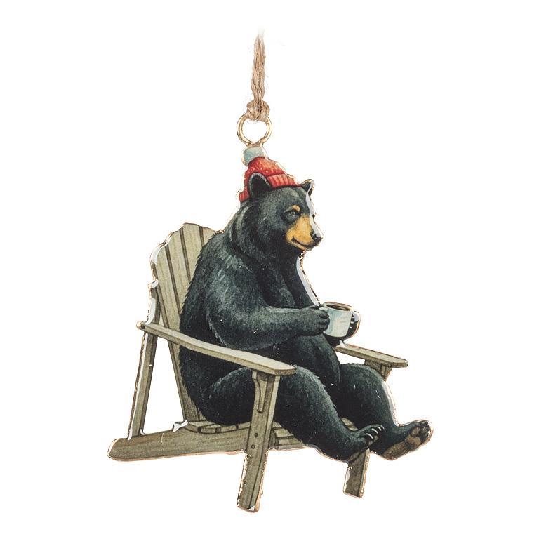 Lounge Chair Bear Ornament