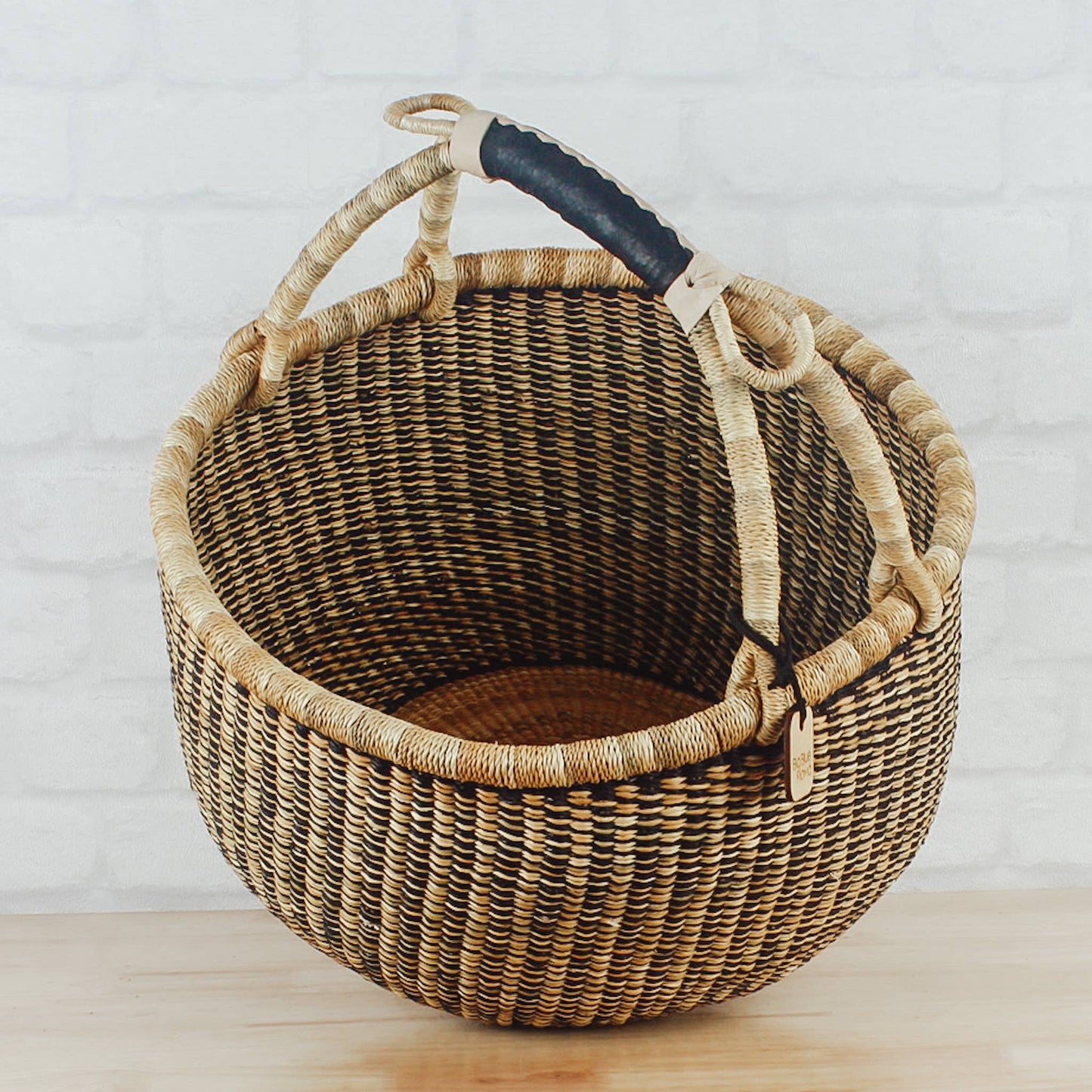 Round Basket Large - Natural Palette