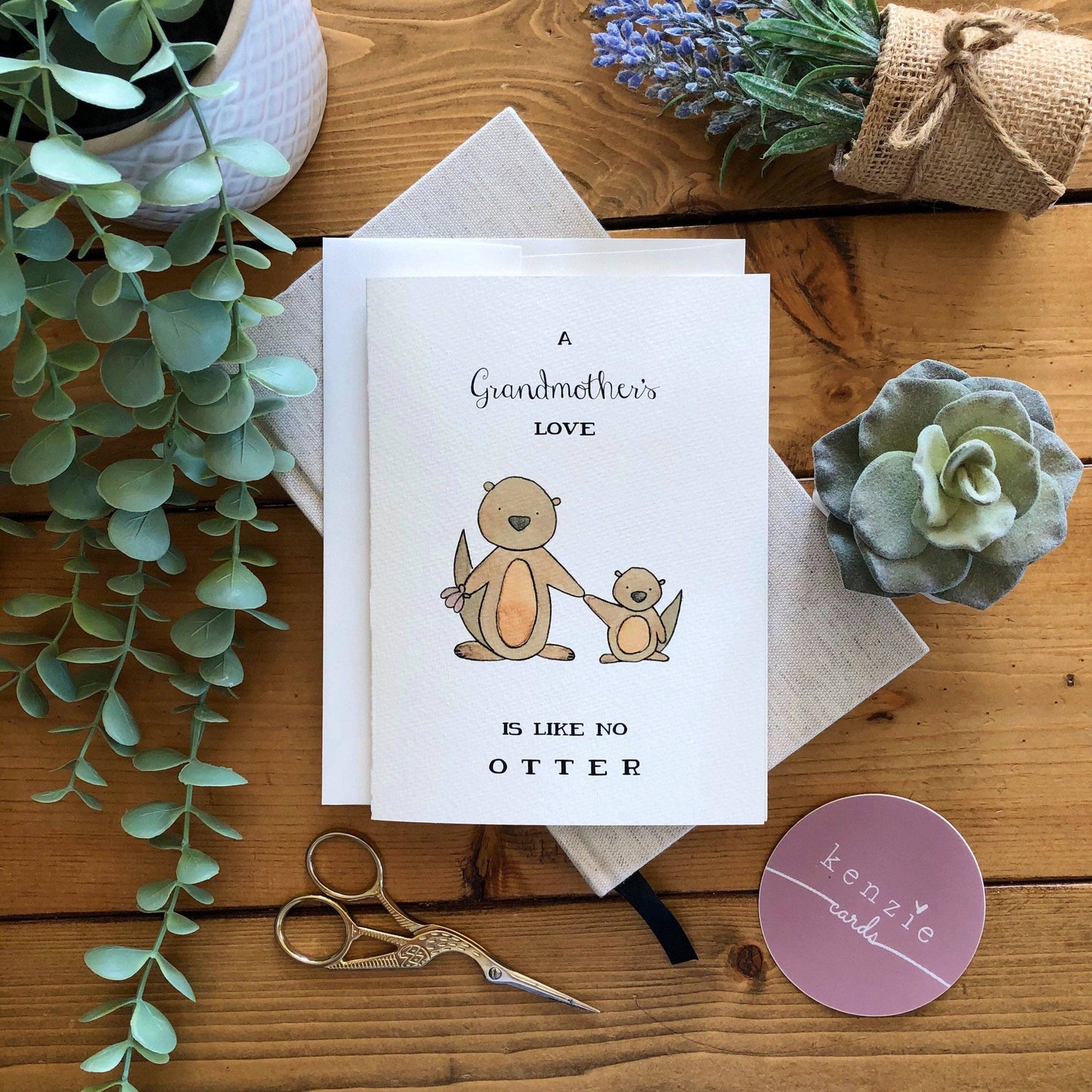 A GrandMother's Love Is Like No Otter Card-kenzie