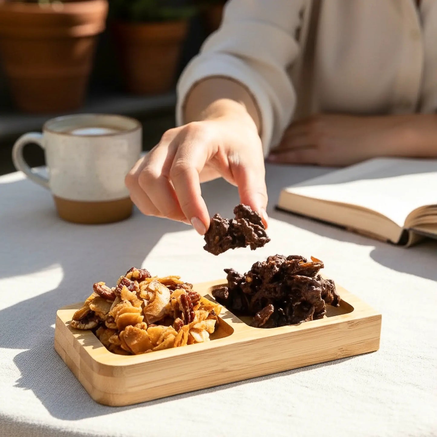 Dark Choco Nuggets - Pecan & Coconut (100g)