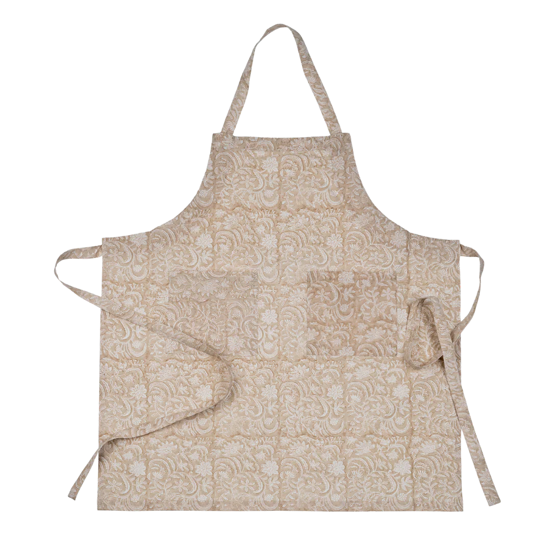 Clementine Block Print Apron