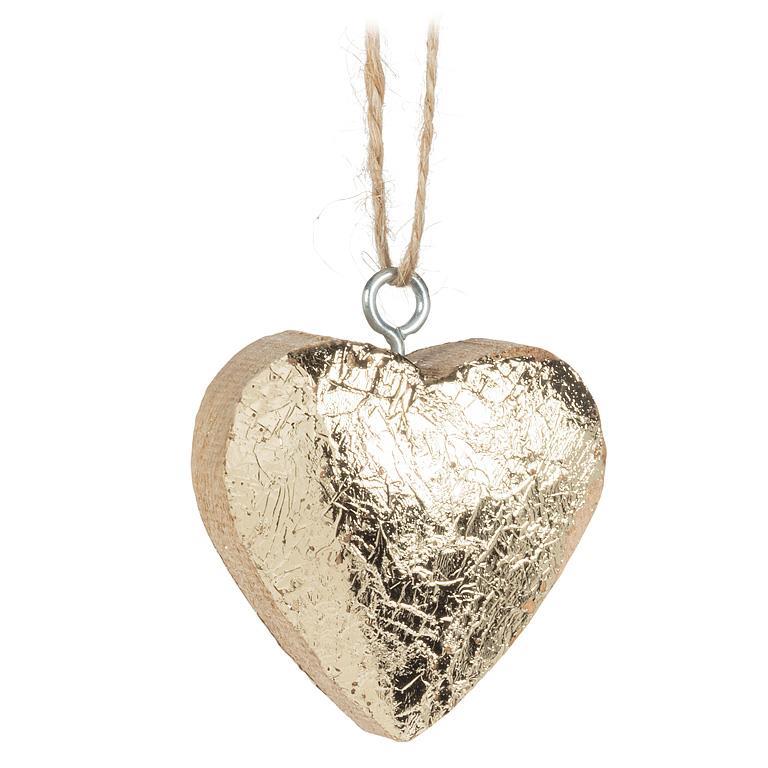 Gold Heart Ornament