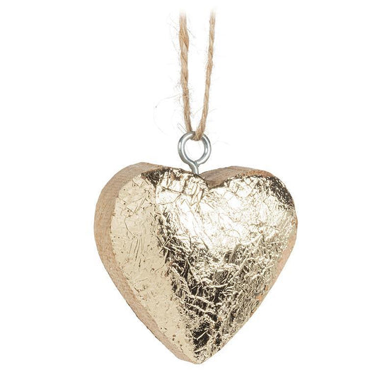 Gold Heart Ornament