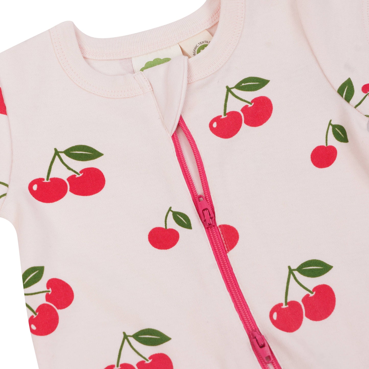 Signature Print '2-Way' Zip Romper - Short Sleeve