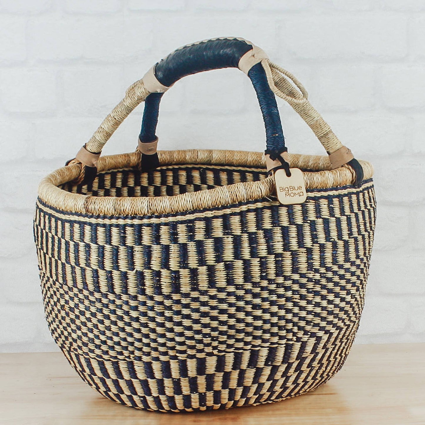 Round Basket Large - Natural Palette
