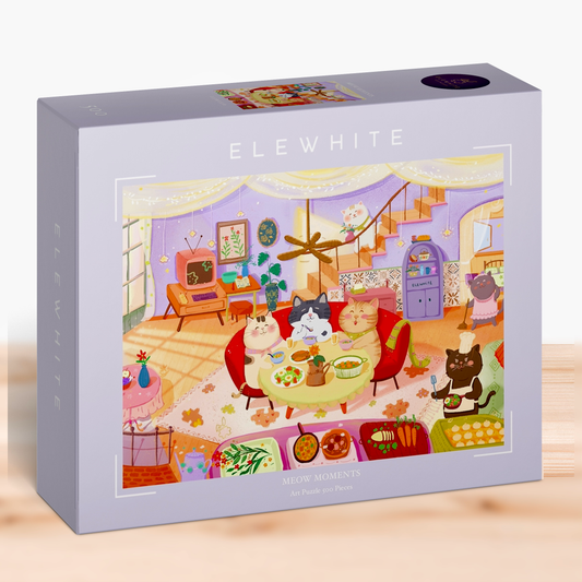 Meow Moments Art Puzzle 500 Pieces