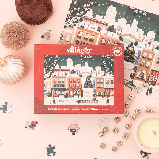 Small Town Holiday | 500-Piece Puzzle | Designed in Canada