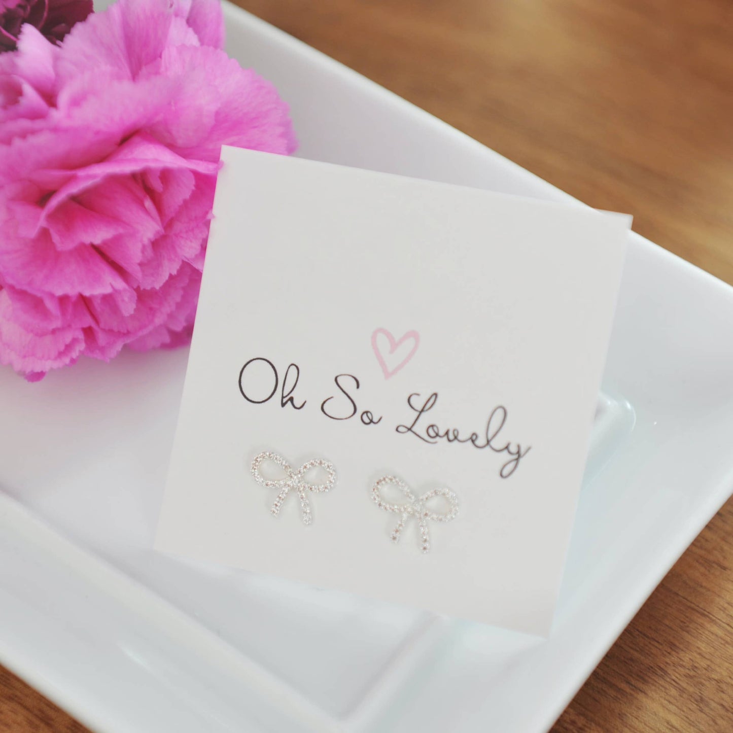 Bow Stud Earring