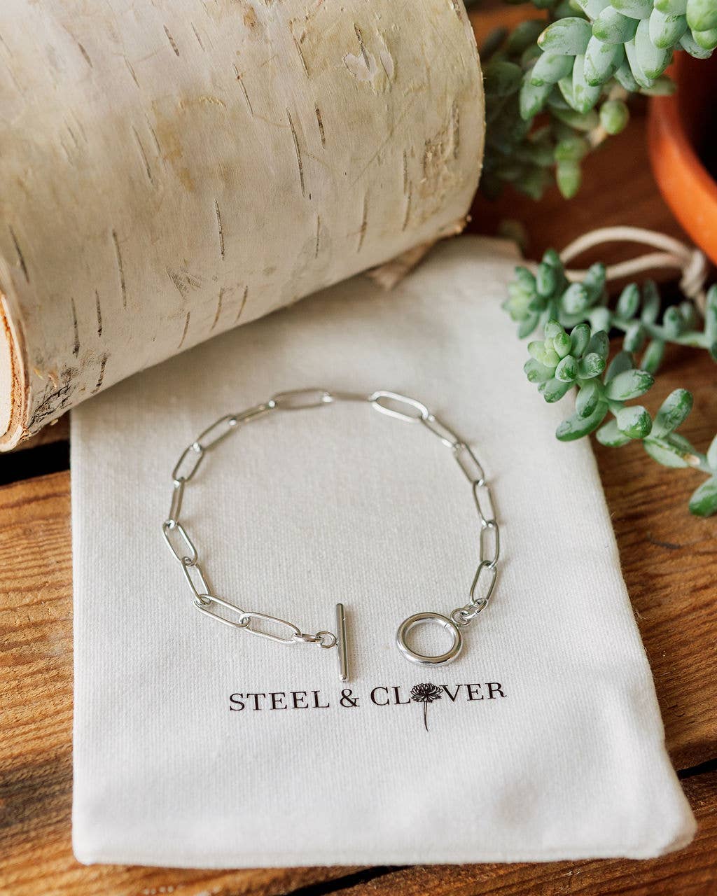 Louisa Paperclip Chain Bracelet