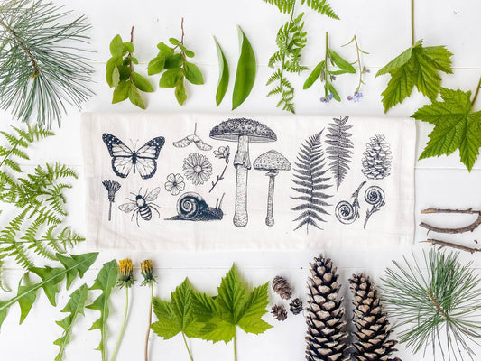 Forage Tea Towel / Tea Towel / Home Decor