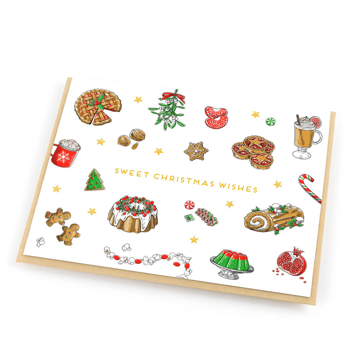 Sweet Treats Wishes Holiday Card