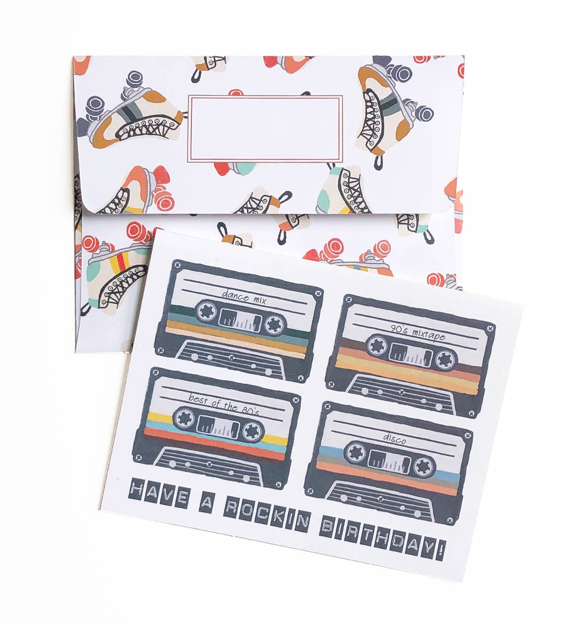 Rockin' Birthday Card - Blank, Eco-Friendly, A2 Size