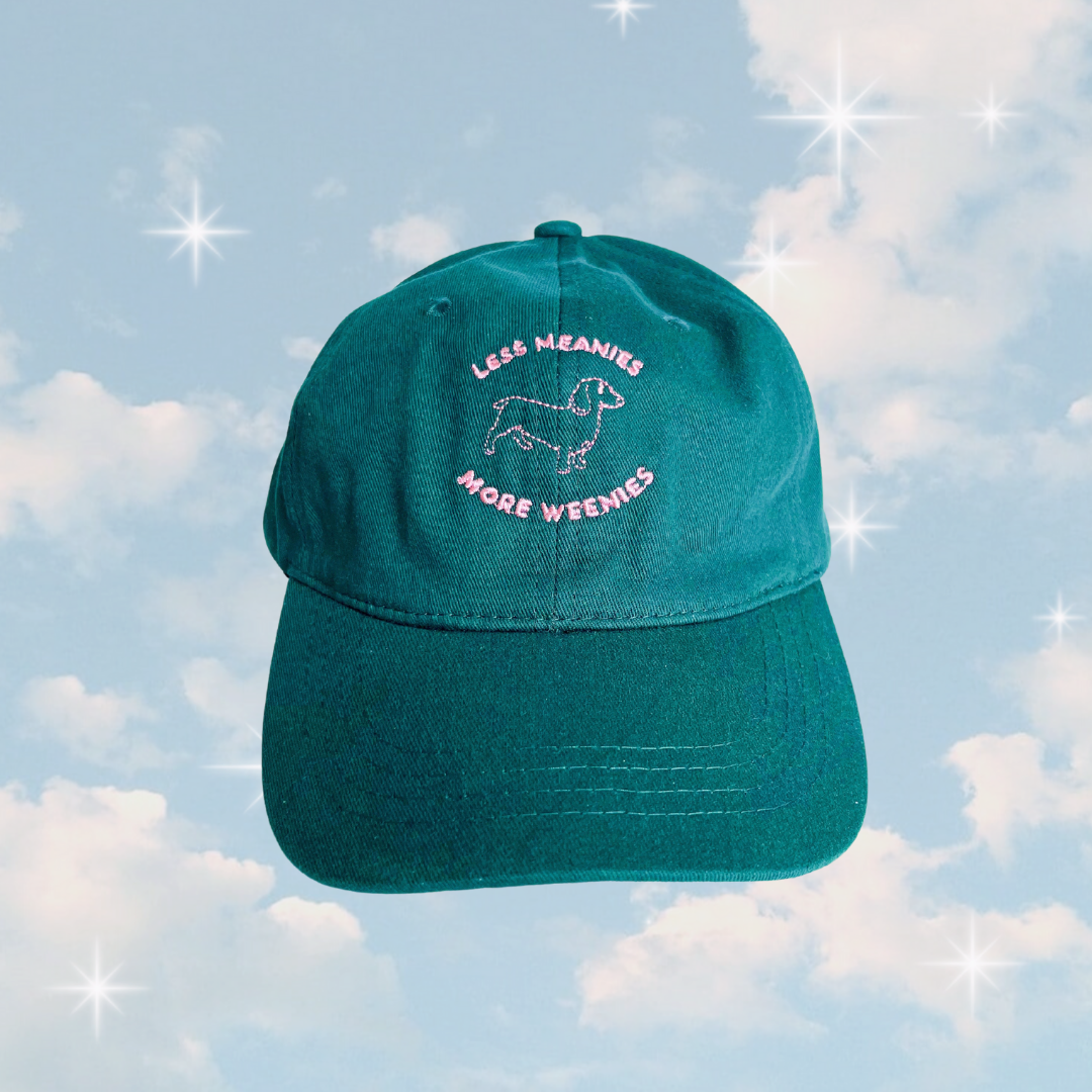 Less Meanies, More Weenies Baseball Dad Hat