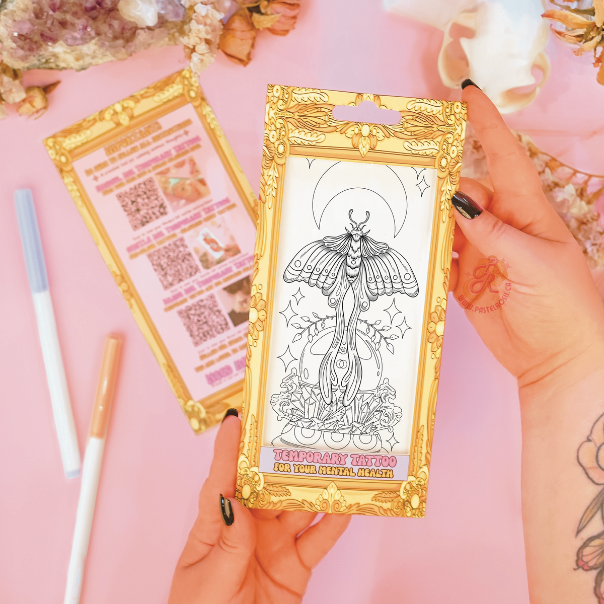 Future of the Moth Temporary Tattoo