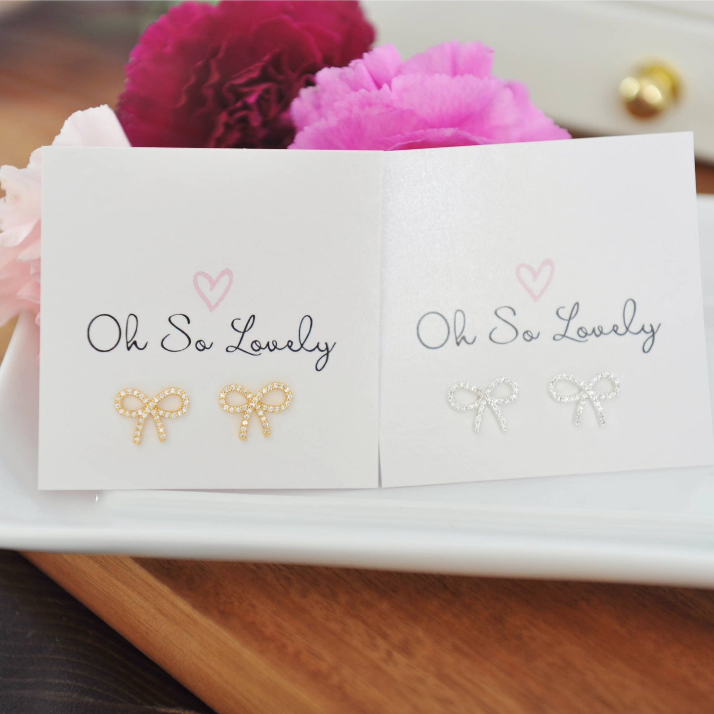 Bow Stud Earring